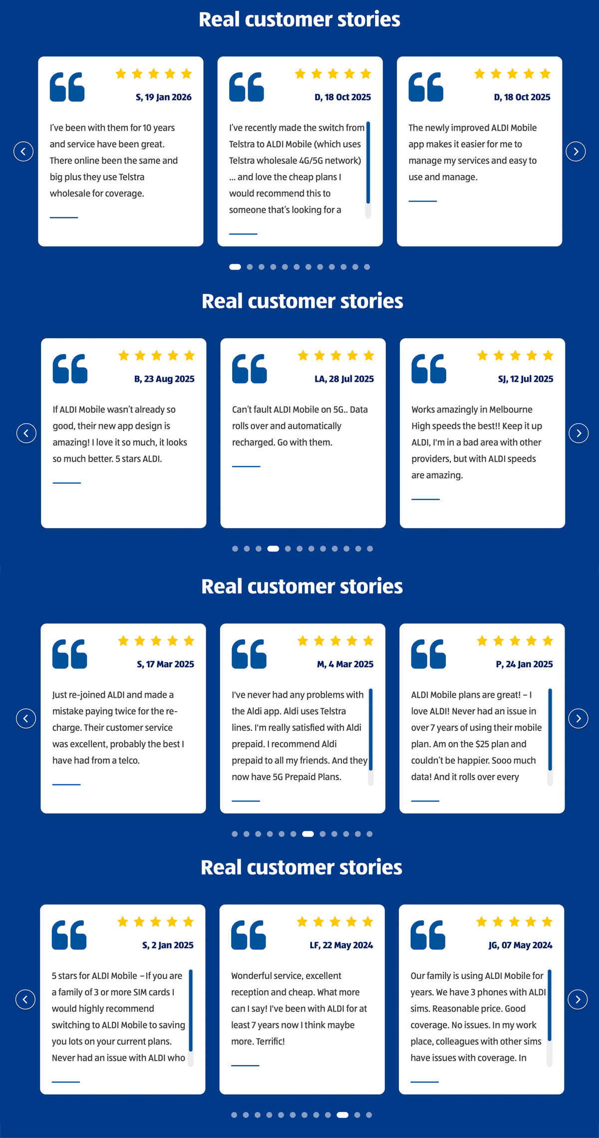 REAL CUSTOMER STORIES